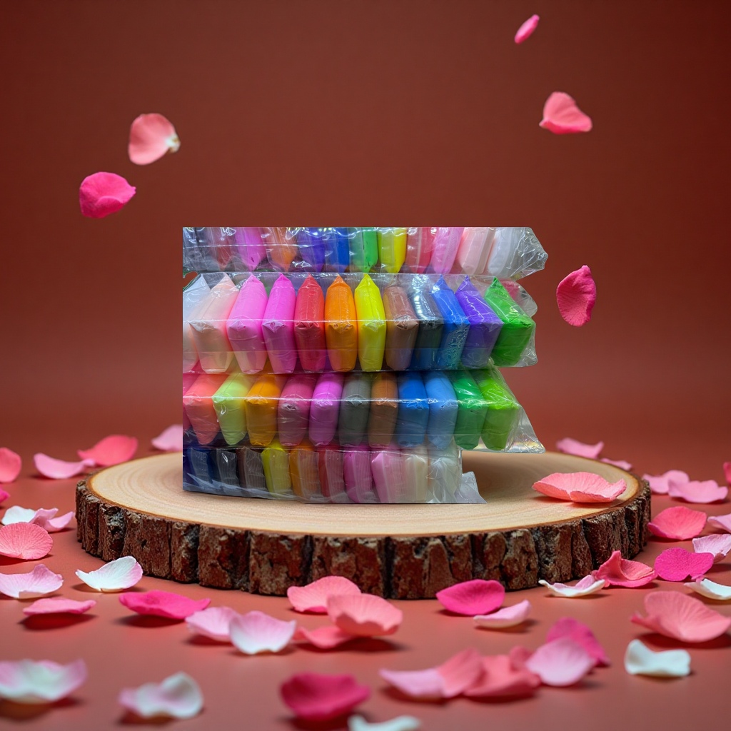 12色24色粘土手工DIY创意彩泥儿童益智玩具幼儿手工材料包