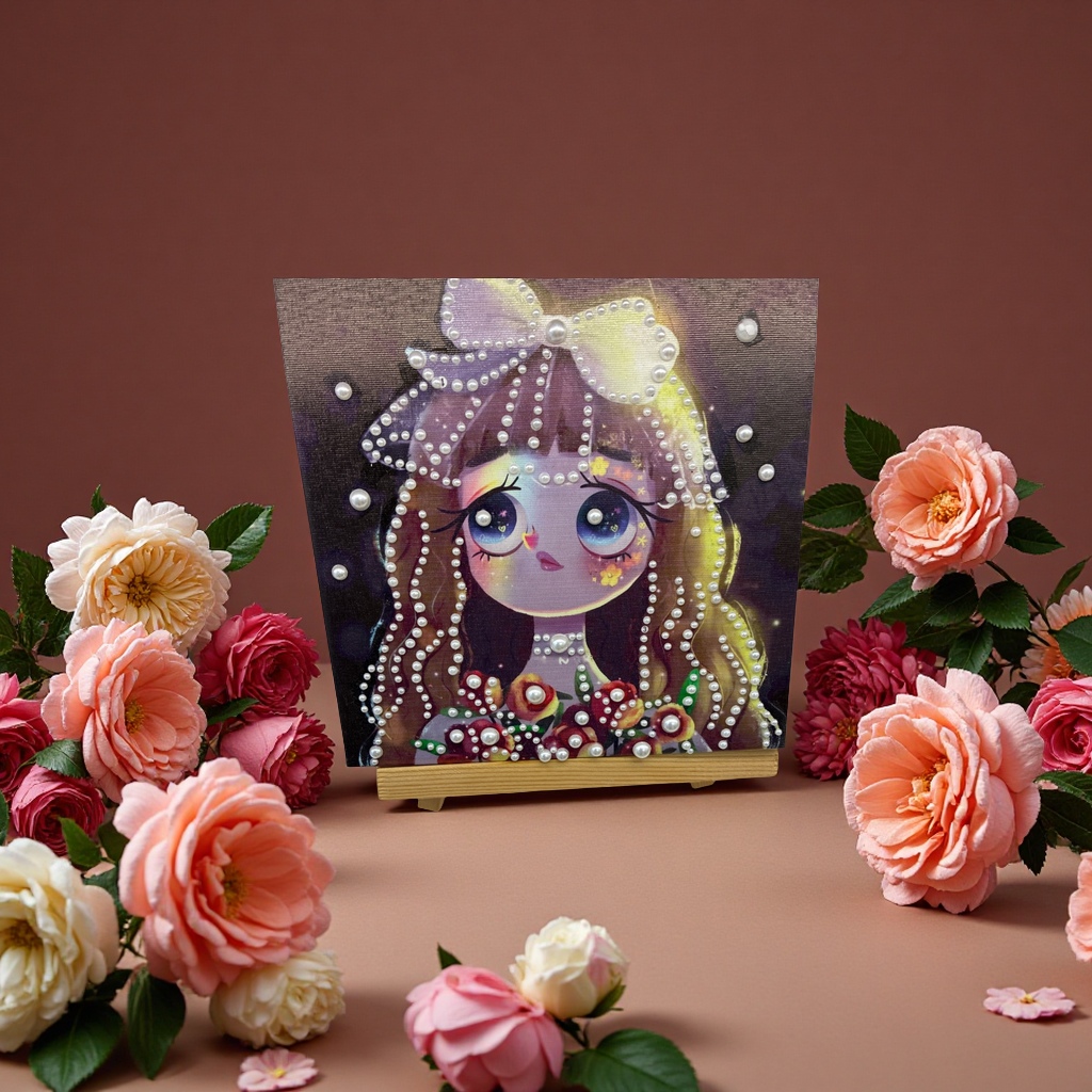 20*20珍珠画手工DIY装饰画创意礼品彩色珍珠拼图艺术挂画产品图