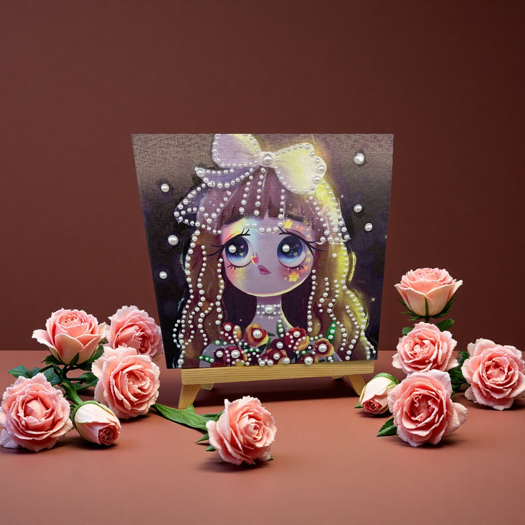 20*20珍珠画手工DIY装饰画创意礼品彩色珍珠拼图艺术挂画图