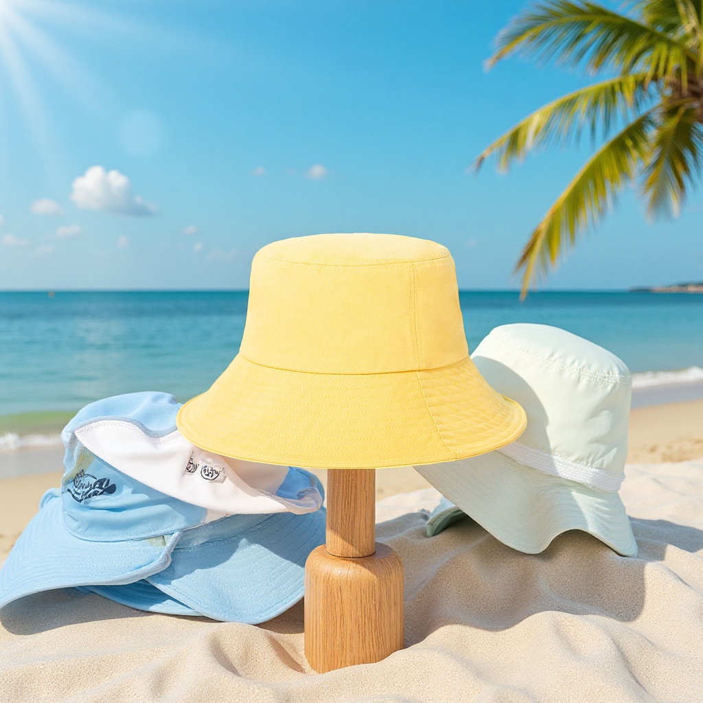 Summer outdoor quick-drying sun-protective fisherman hats, men's and women's sun protection fishing breathable sun hats, sports fishing supplies details Picture