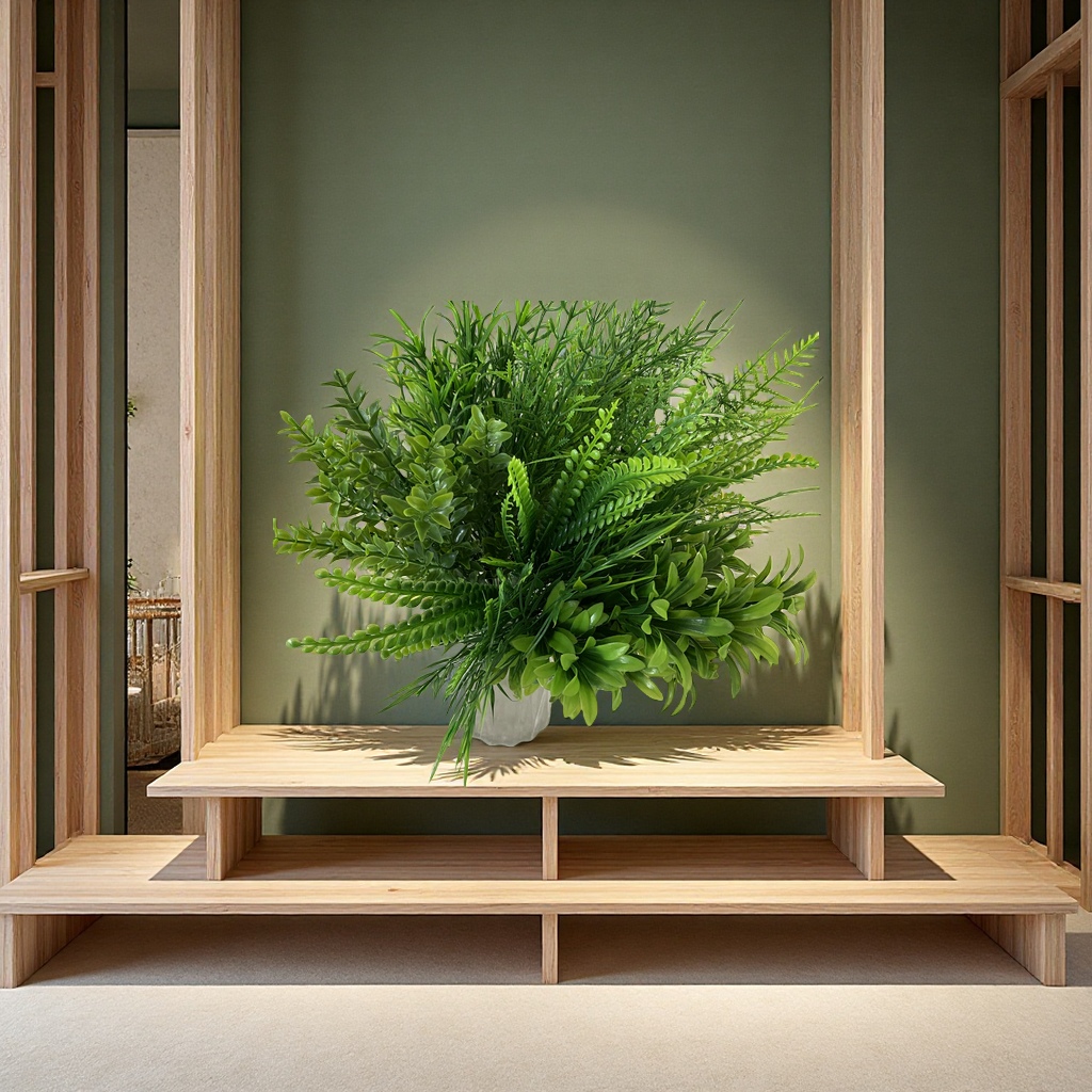 北欧风仿真绿植塑料植物墙园艺插花宠物盆栽假草批发家居装饰