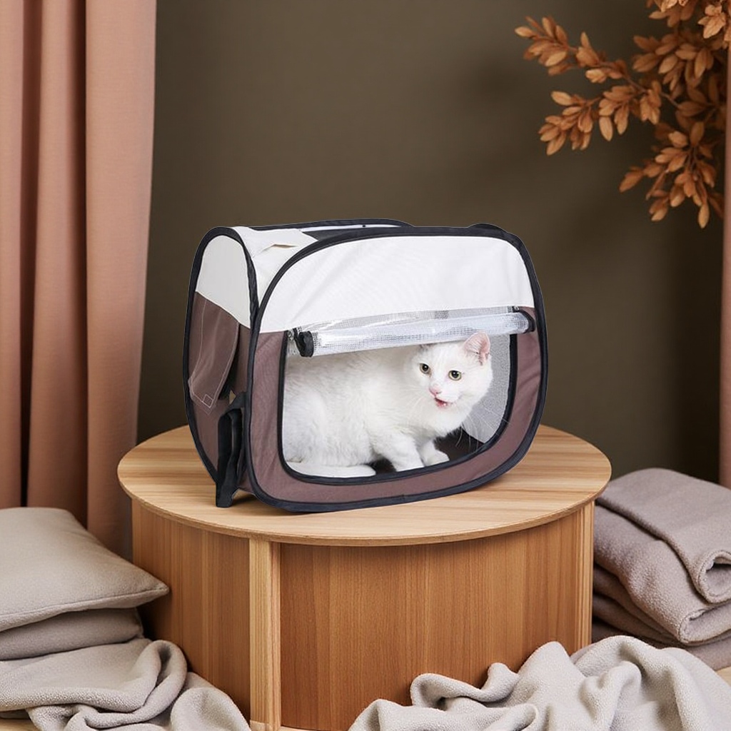 宠物室内烘干箱猫咪笼子洗澡帐篷狗狗保暖烘干箱宠物用品亚马逊现货