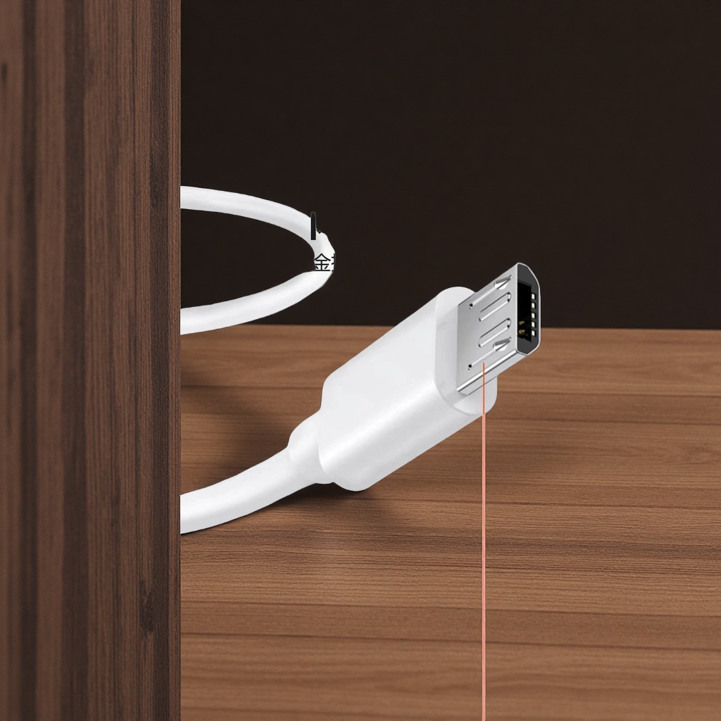 Android 2A old-fashioned fast charging data cable V8 trapezoidal socket MicroUSB charging cable digital accessory suitable for mobile phones and computers details Picture