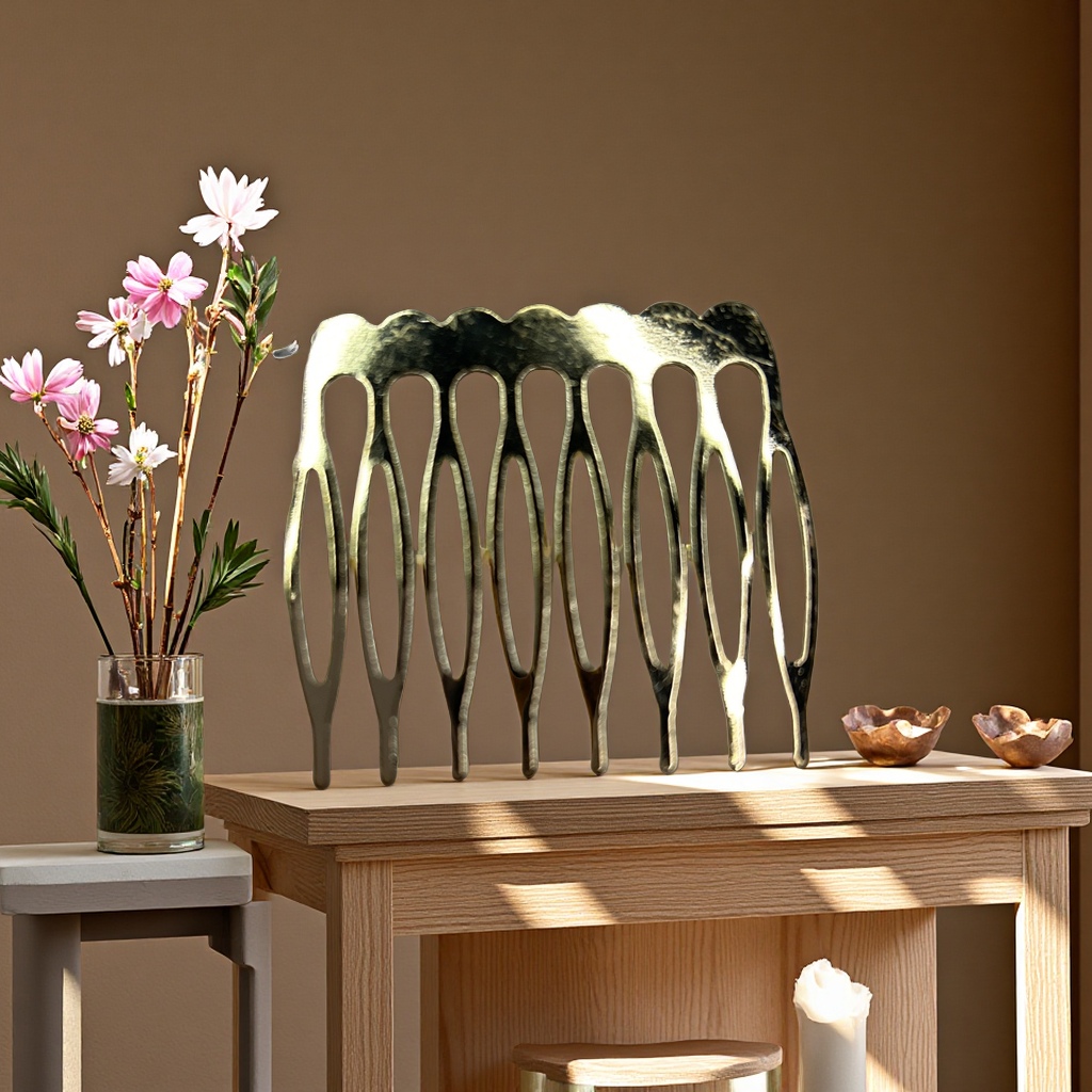 KC金8齿发梳柔顺梳理防静电美容梳便携梳子适用发型护理