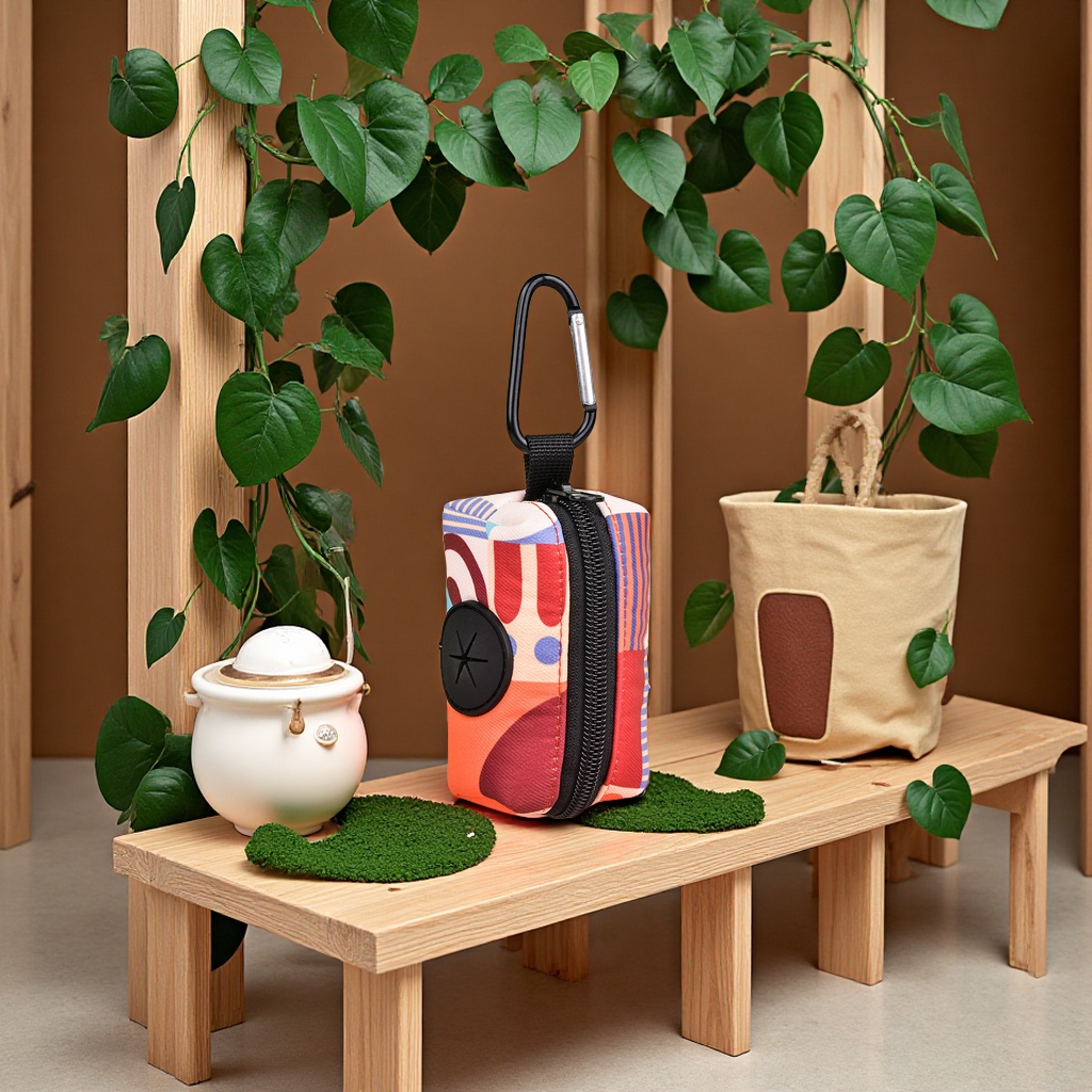 跨境新品工厂BSCI认证宠物狗出行拾便器垃圾袋收纳包宠物清洁用品宠物便携袋产品图