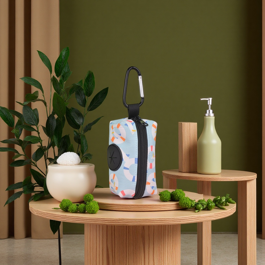 跨境新品工厂BSCI认证宠物狗出行拾便器垃圾袋收纳包宠物清洁用品宠物便携袋细节图