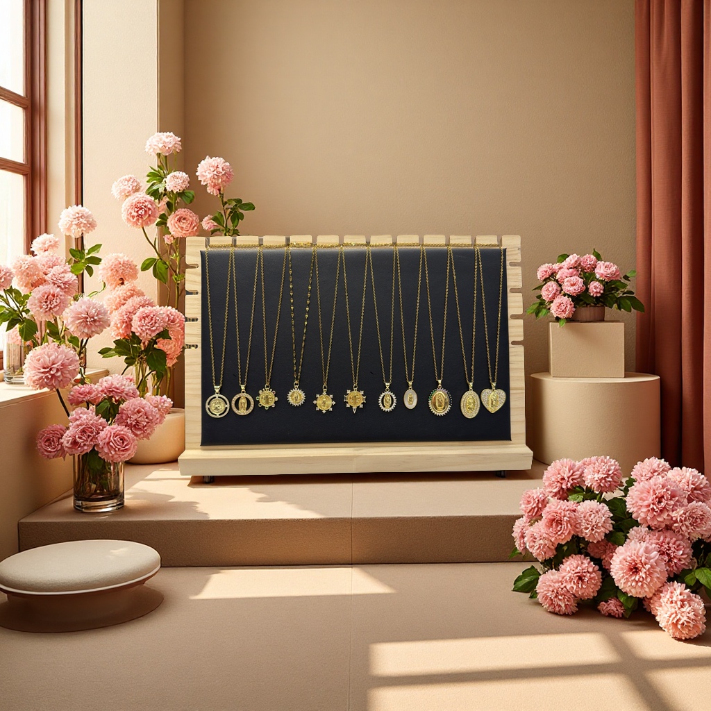 铜饰圣母项链十字吊坠女士复古宗教饰品简约百搭礼物款式多样