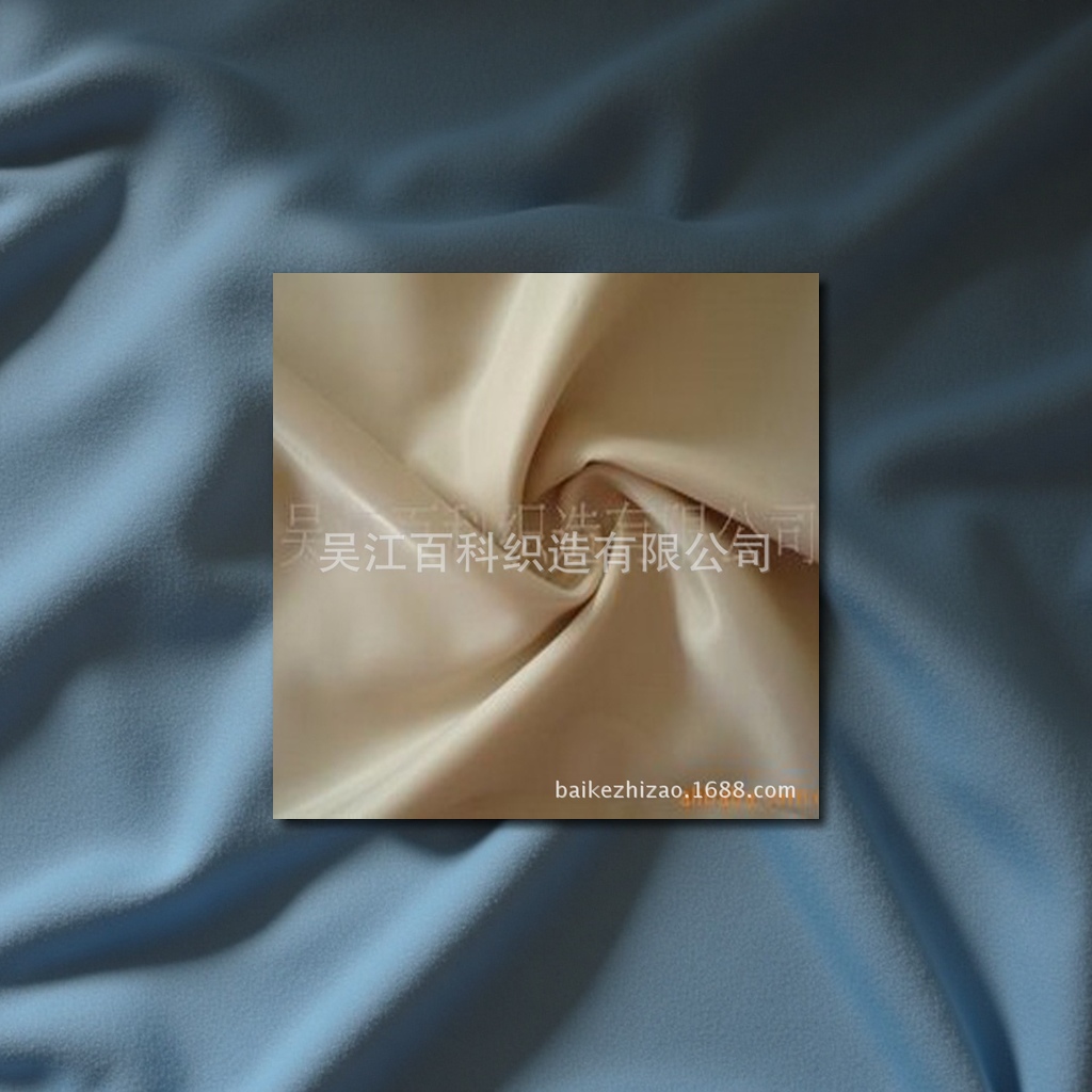 跨境厂家直销210T涤塔夫风衣夹克西服里料丝绸绉类服装面料纺织皮革