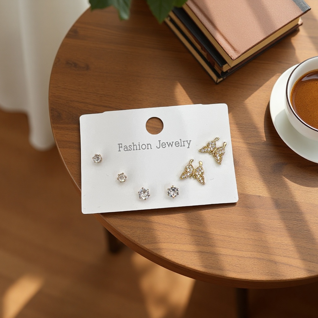 儿童耳饰实物图