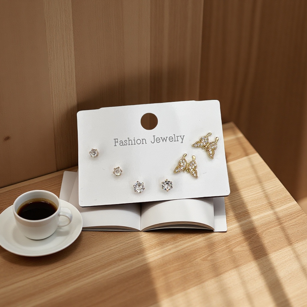 学生小耳钉简约可爱时尚耳饰女生气质百搭耳钉学生款配饰