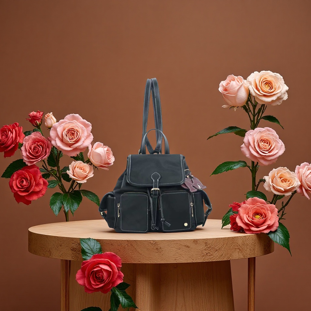 A 50L large-capacity foldable travel backpack with anti-theft lock, fashionable and lightweight, suitable for both men and women. It is a portable leather tote bag for women to carry Application Scenario