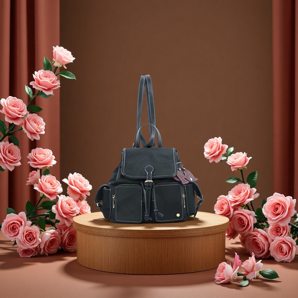 欧美ins风尼龙包海外爆款50L大容量可折叠旅游背包防盗锁扣时尚轻便适合出行男女通用包包可手提皮托特包Bags女包包包时