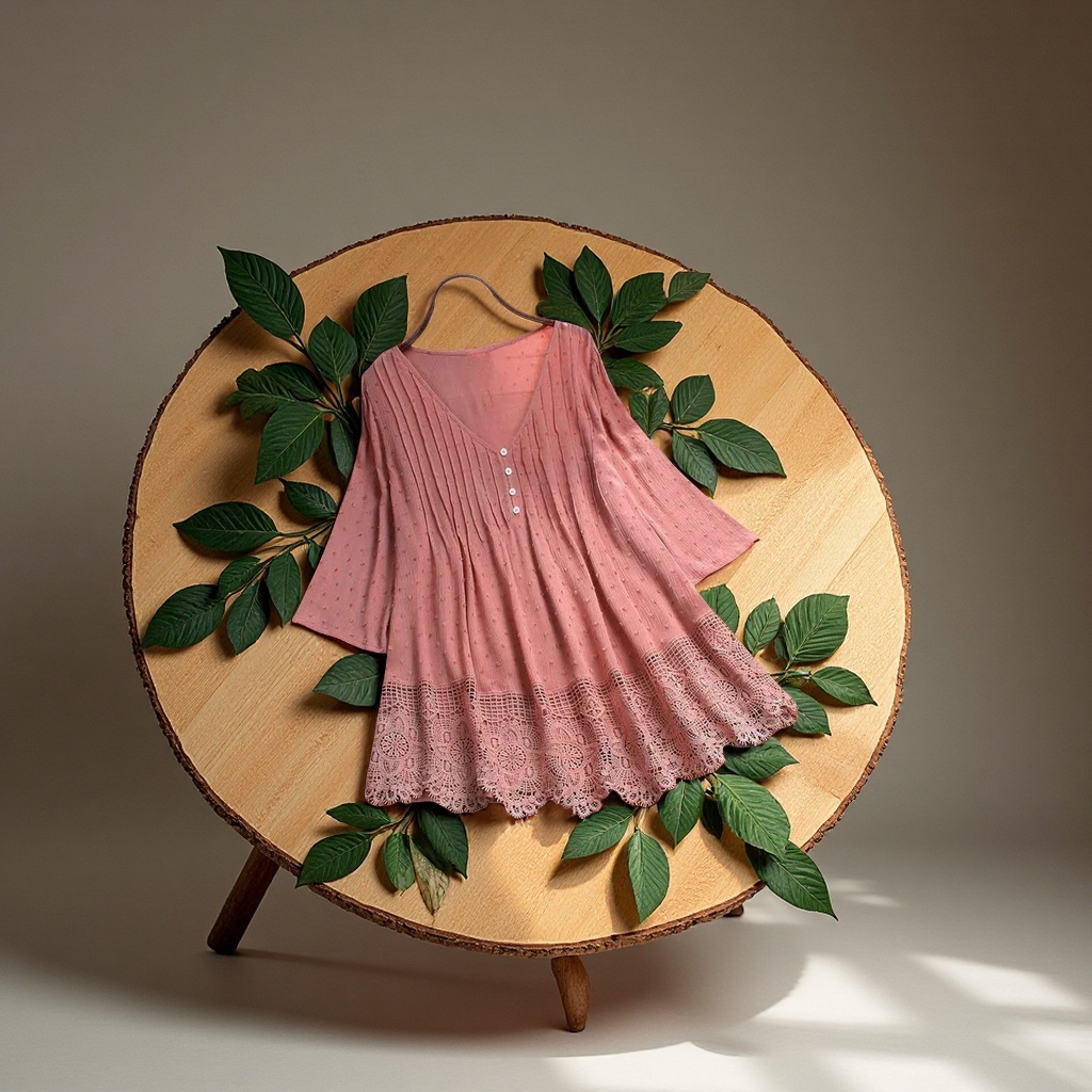 In the summer of 2024, there are some popular European and American items: loose jacquard lace cutout V-neck plus-size women's chiffon shirt and lace shirt Specification image