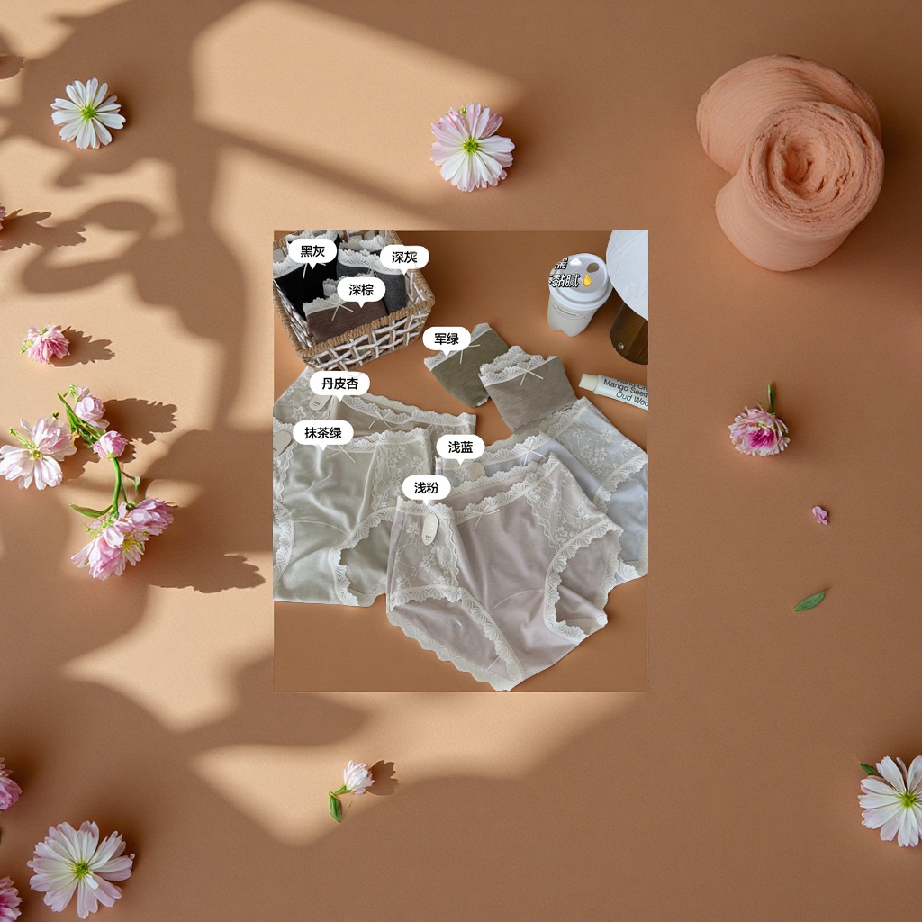 女士三角裤实物图