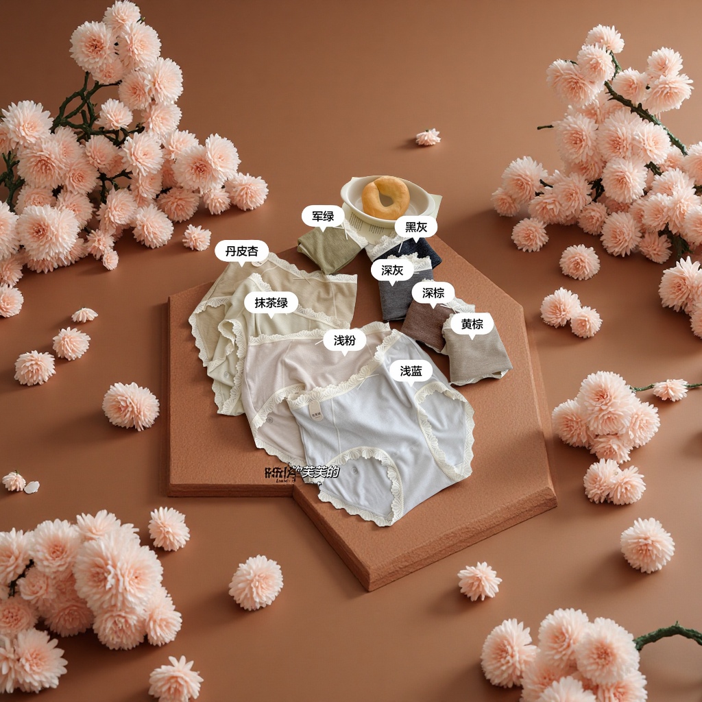 女士三角裤实物图