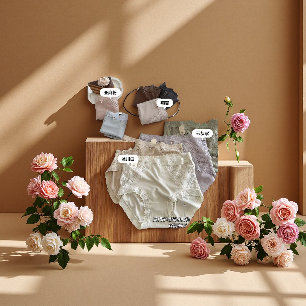 舒适透气棉质女士内裤纯色简约性感低腰三角裤透气运动内裤女头层棉夏季薄款