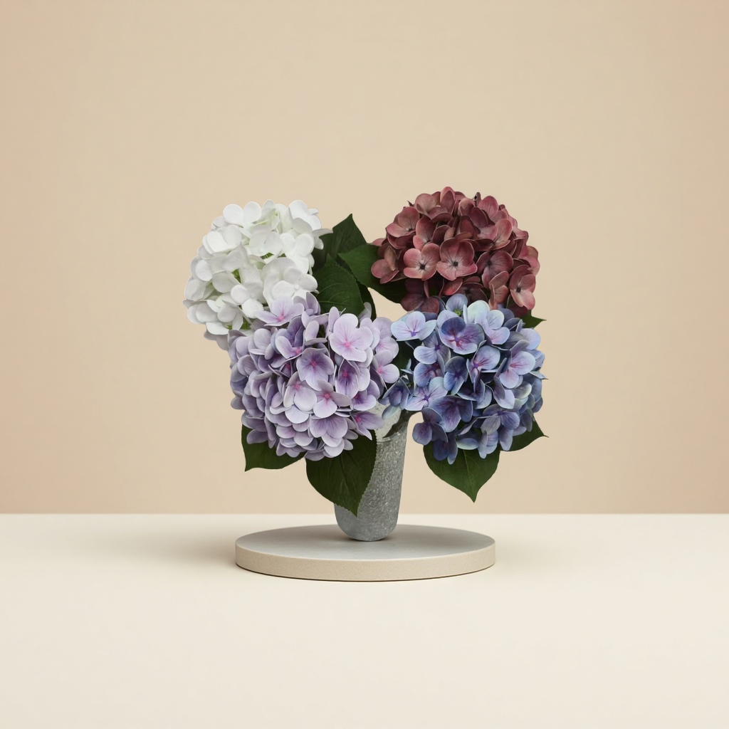 胶片绣球手工装饰创意家居挂饰彩色布艺礼品摆件多款可选