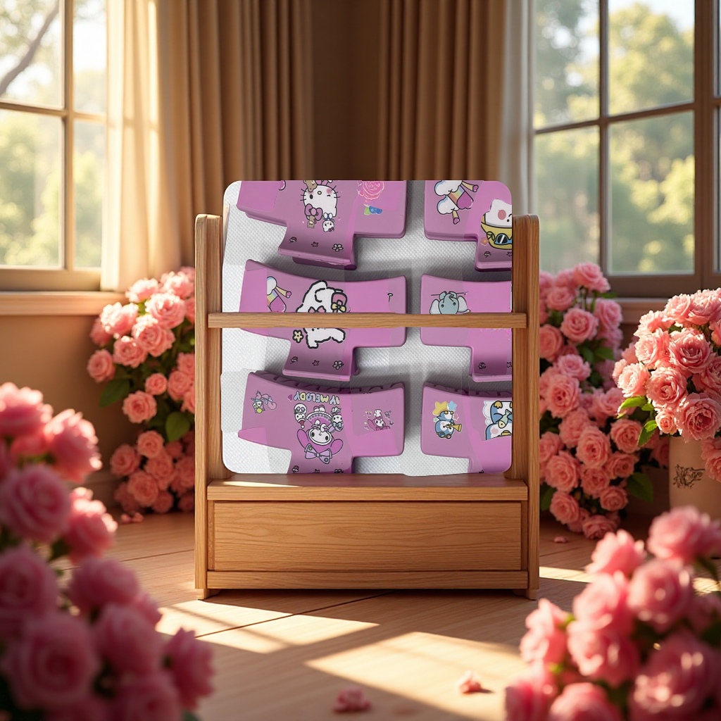 Hair clips, printed, fashionable and versatile hair accessories, simple and cute hair accessories, hairstyle decoration, hair clips, hair clips, children's styles, multiple colors to choose from details Picture