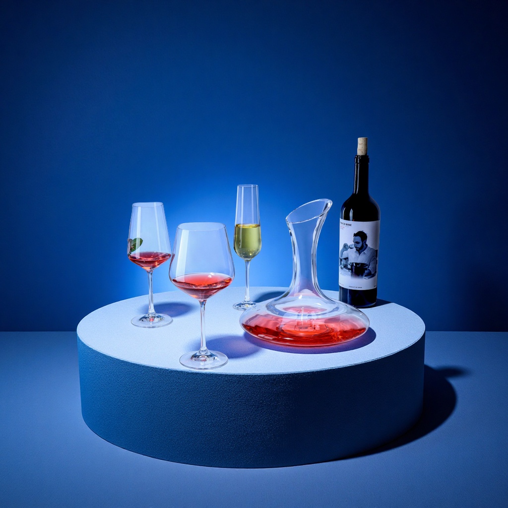 莱克斯捷克原装无铅水晶红酒杯批量定制商务宴请婚礼专用酒具套装日用百货