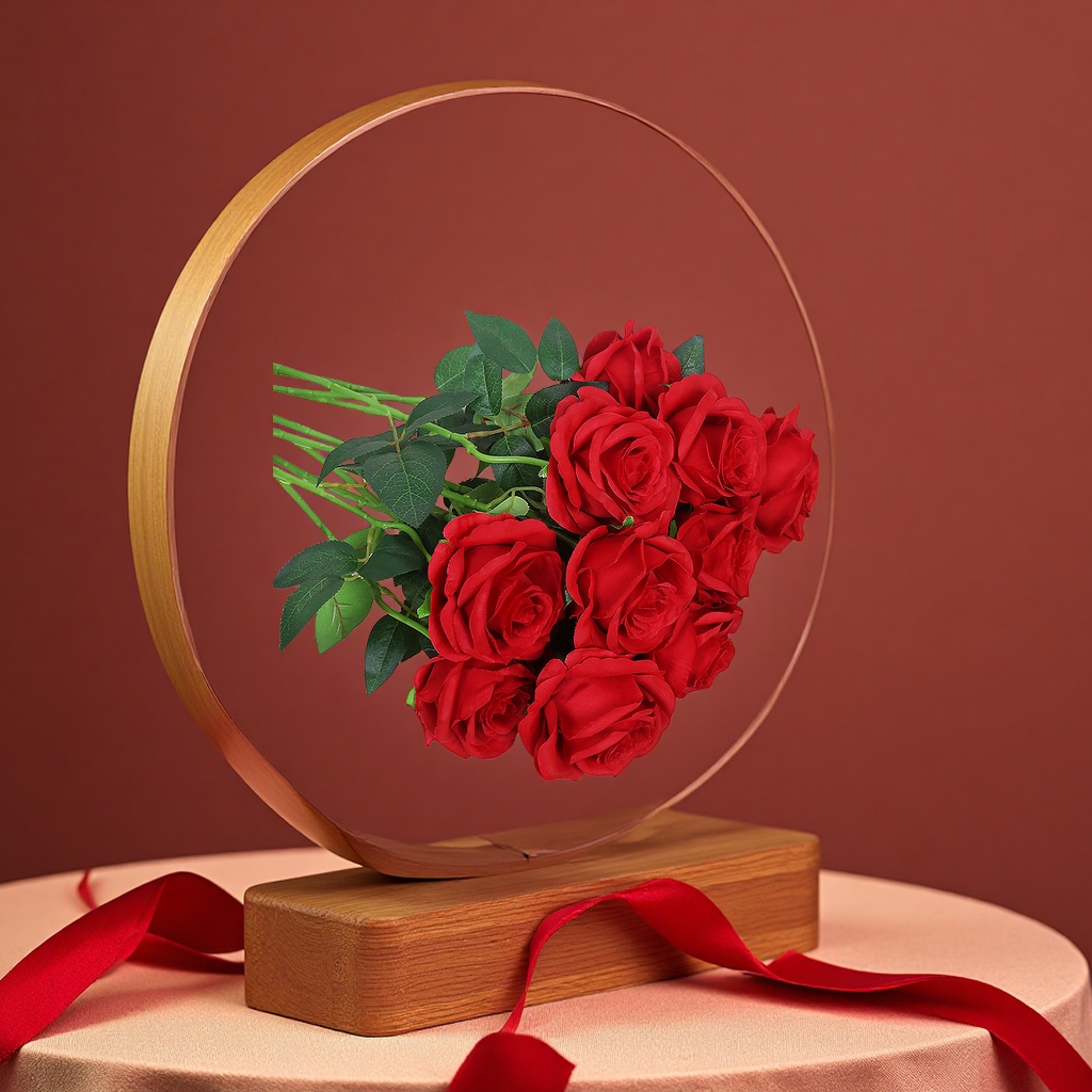 香皂花3层无托/百变魔法翻花/假花白底实物图