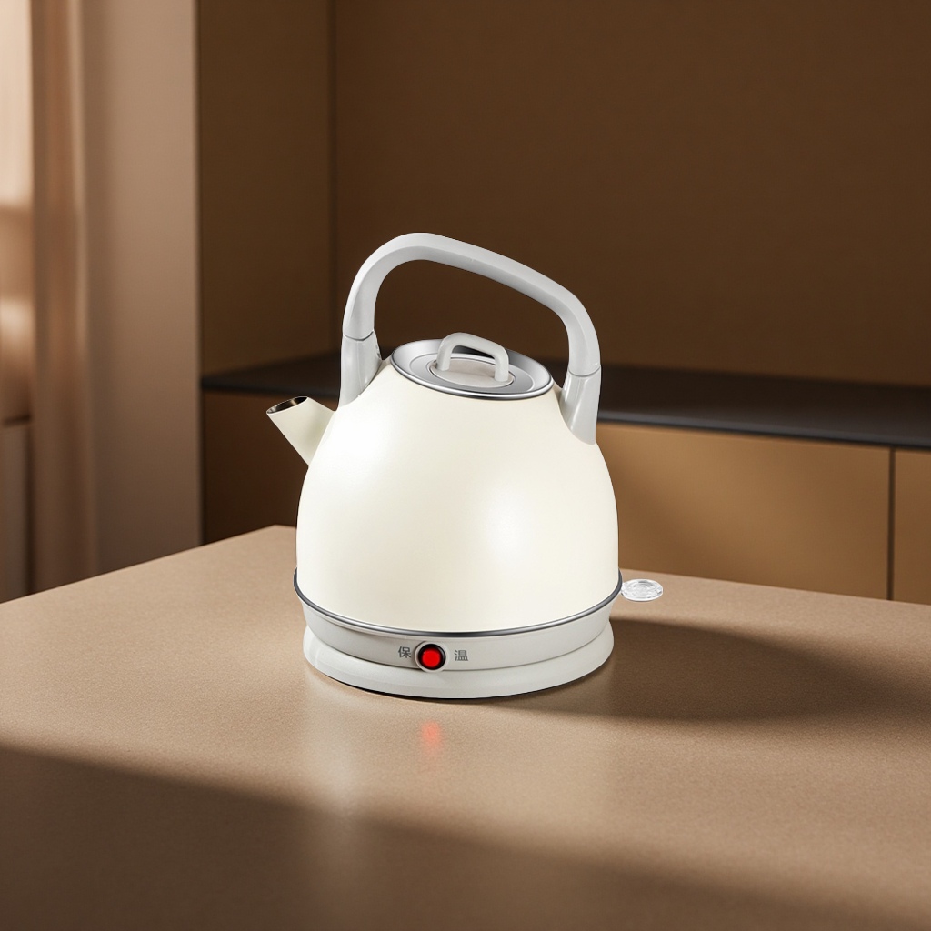 电热水壶小家电/电热壶居家/电热水壶电器/电热水壶白底实物图