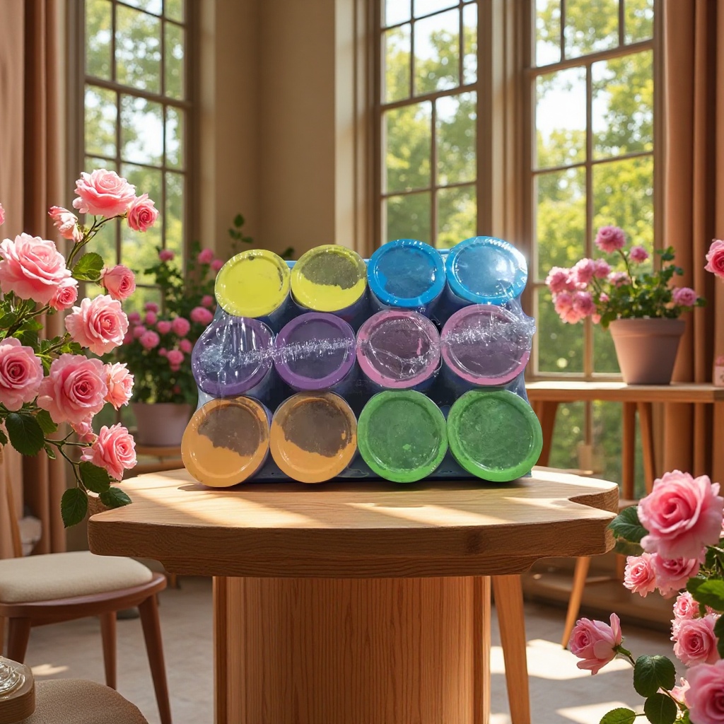 Pink and Blue Cross-border Exclusive children's festival party handheld rotating color powder salute, gender revelation celebration items Application Scenario