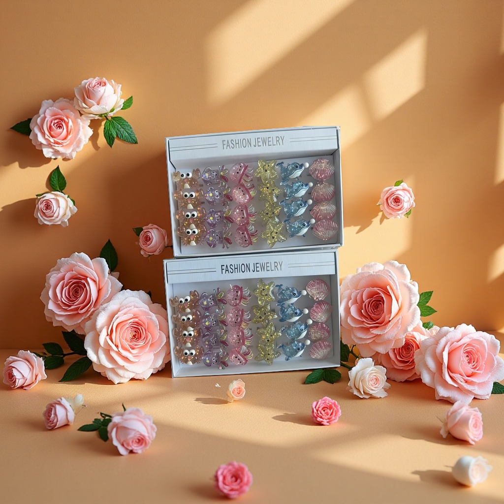 多色儿童玩具戒指彩色手指饰品宝宝手指环益智趣味礼物