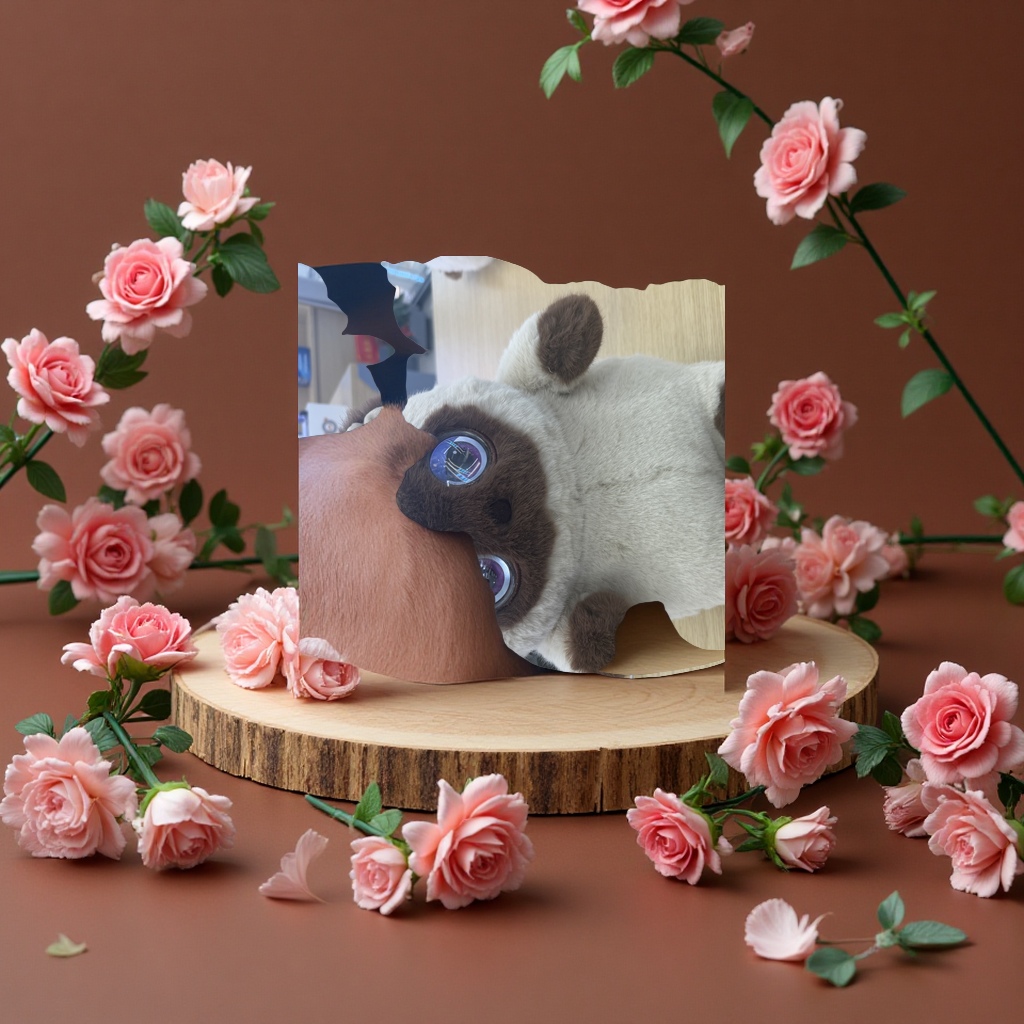 Ai双色智能陪伴机器人毛绒玩具儿童互动陪伴机器人可爱萌趣夜光陪伴伙伴