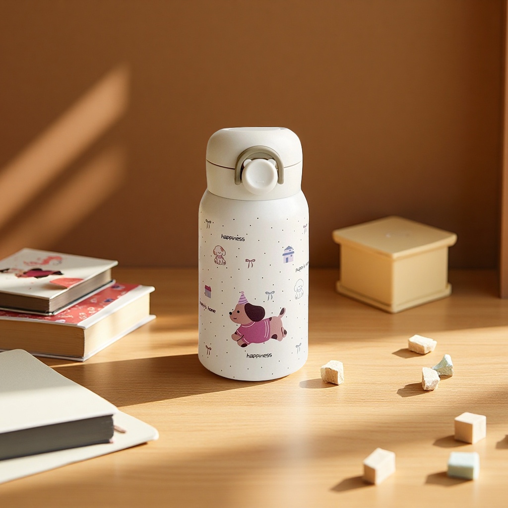 热水瓶/保温杯/不锈钢水瓶/水杯/大容量保温杯白底实物图