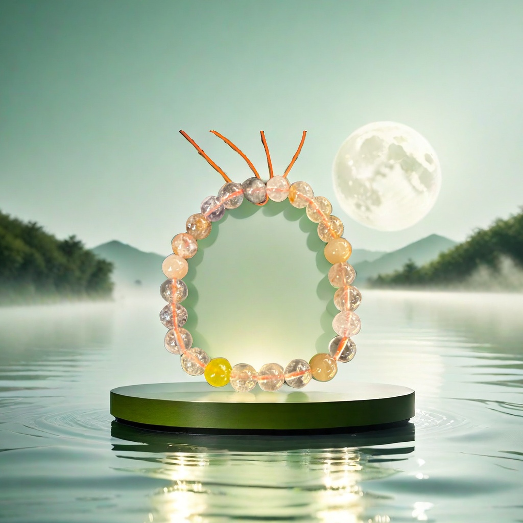 Crystal jewelry, natural crystal bracelets, couple style crystal gifts Specification image