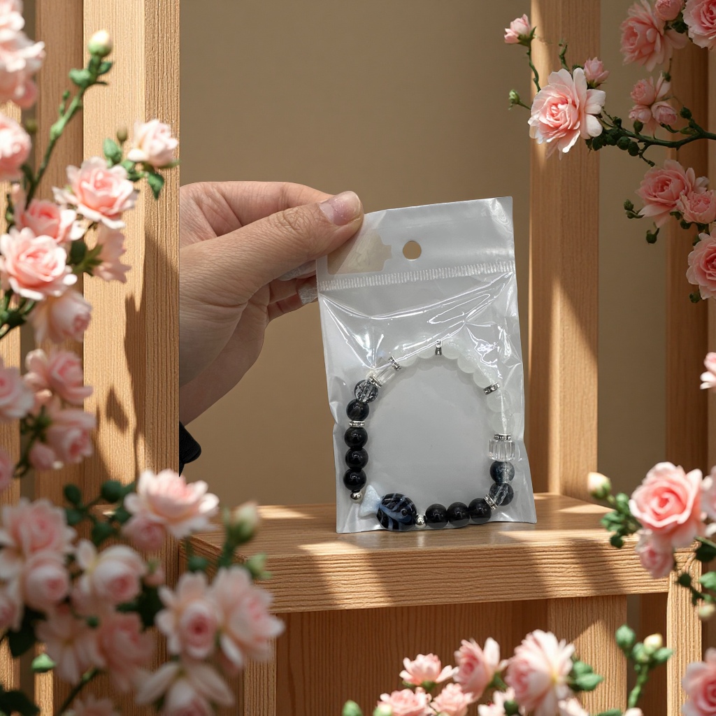 海洋鱼琉璃玻璃珠手链时尚手饰个性潮流手链女款送礼品