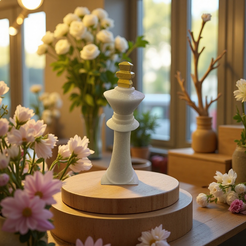 中东树脂工艺品摆件金白配色高档典雅装饰品家居摆设精品礼品产品图