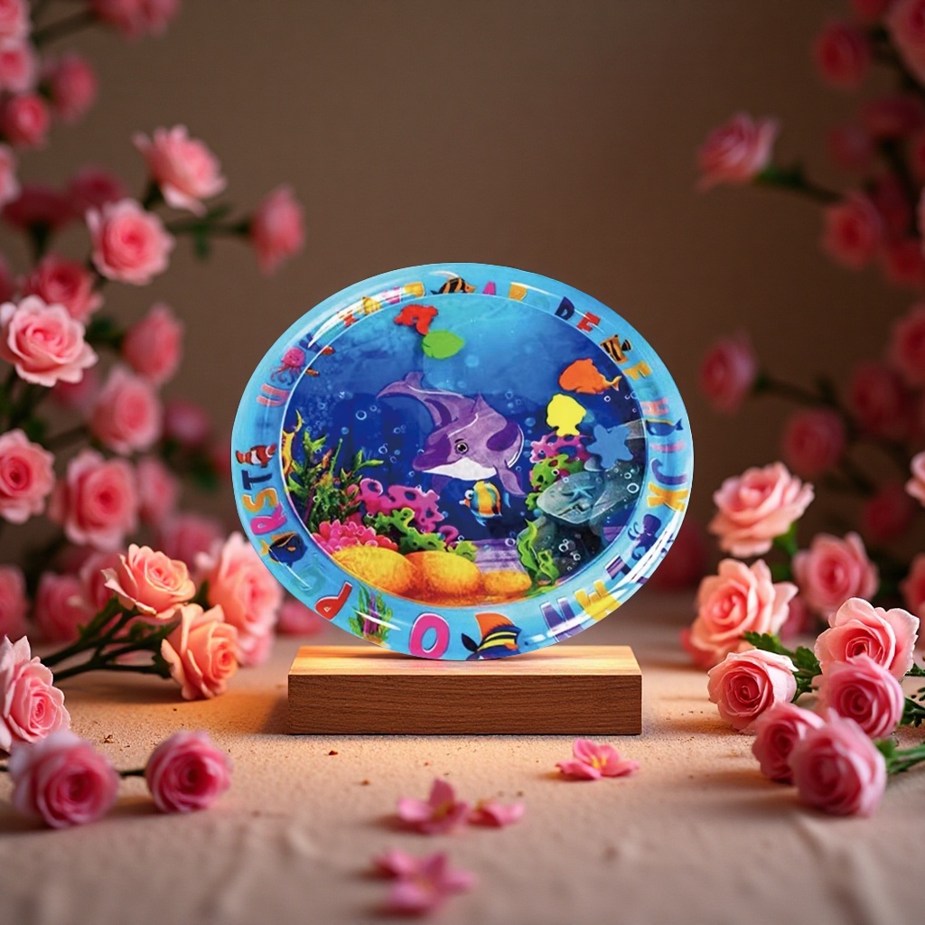 The Pabo mat is a round, soft, anti-slip baby crawling mat, play mat, safe and environmentally friendly floor mat, thick and durable details Picture