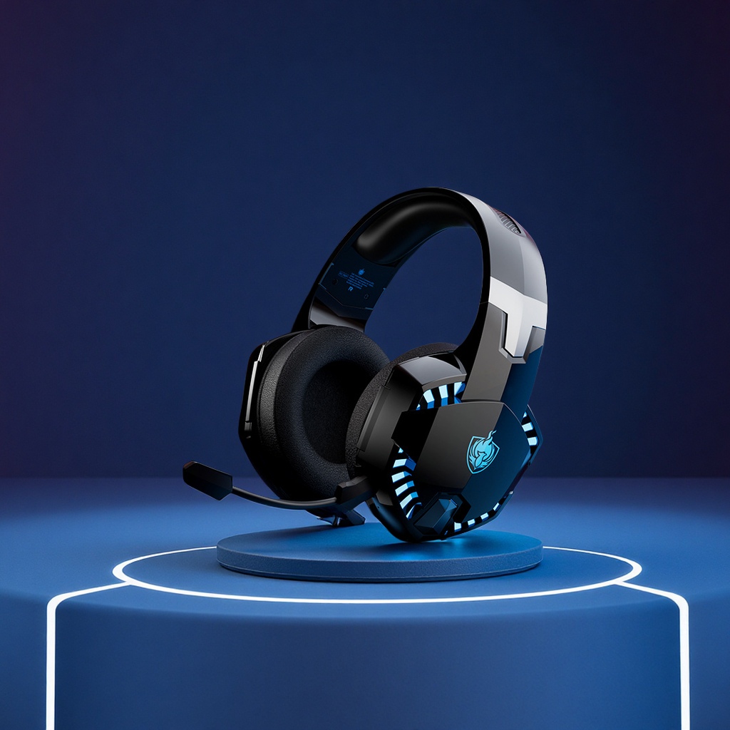 The Inzo G2000Pro head-mounted headset is a digital accessory for playing playerUnknown's Battlegrounds (PUBG) with sound positioning and Bluetooth gaming without delay