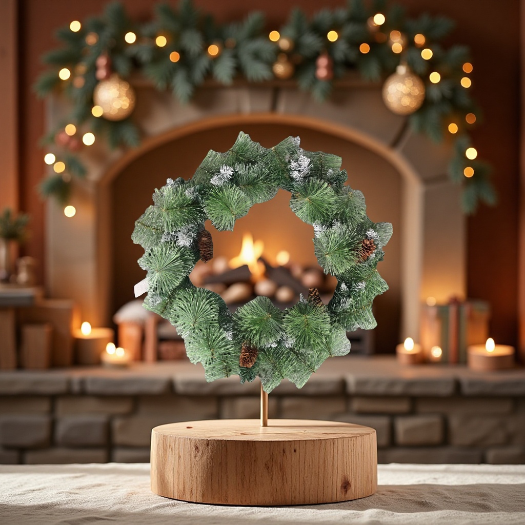 圣诞花环
仿真花环，仿真工艺品塑料圆圈八字环手工饰品配件DIY材料装饰用品多色可选