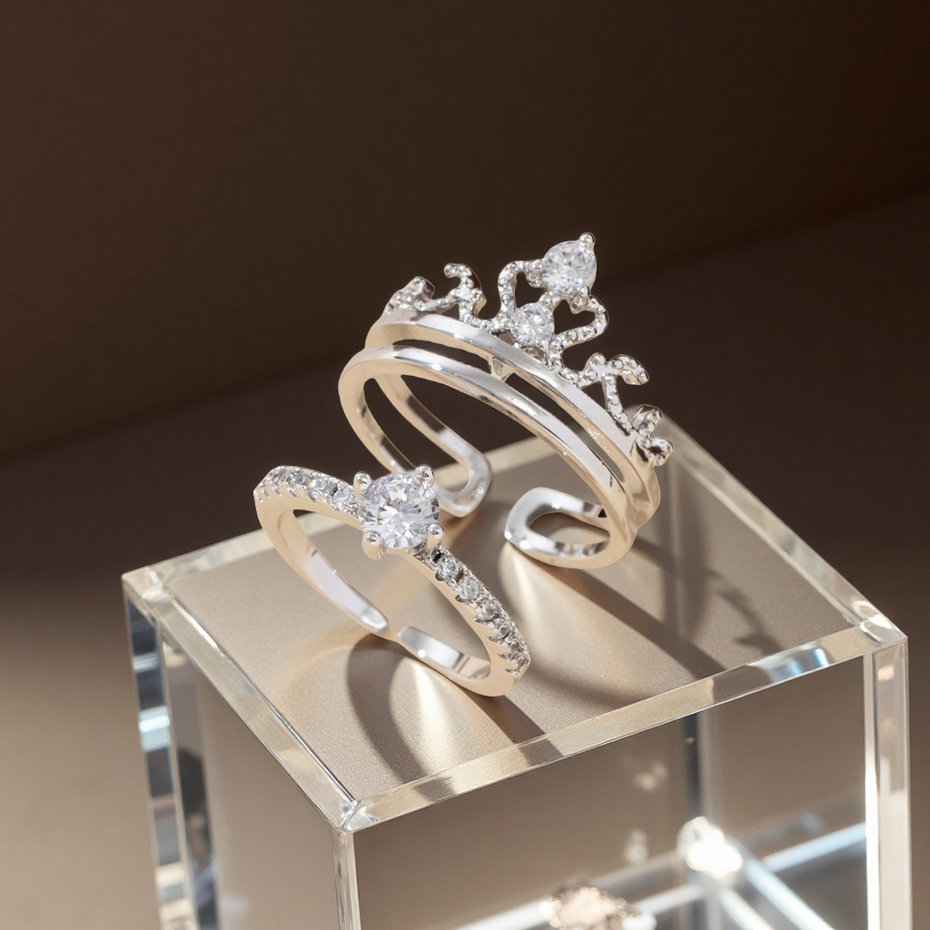 戒指/戒指男/戒指空托/饰品戒指/珍珠戒指细节图