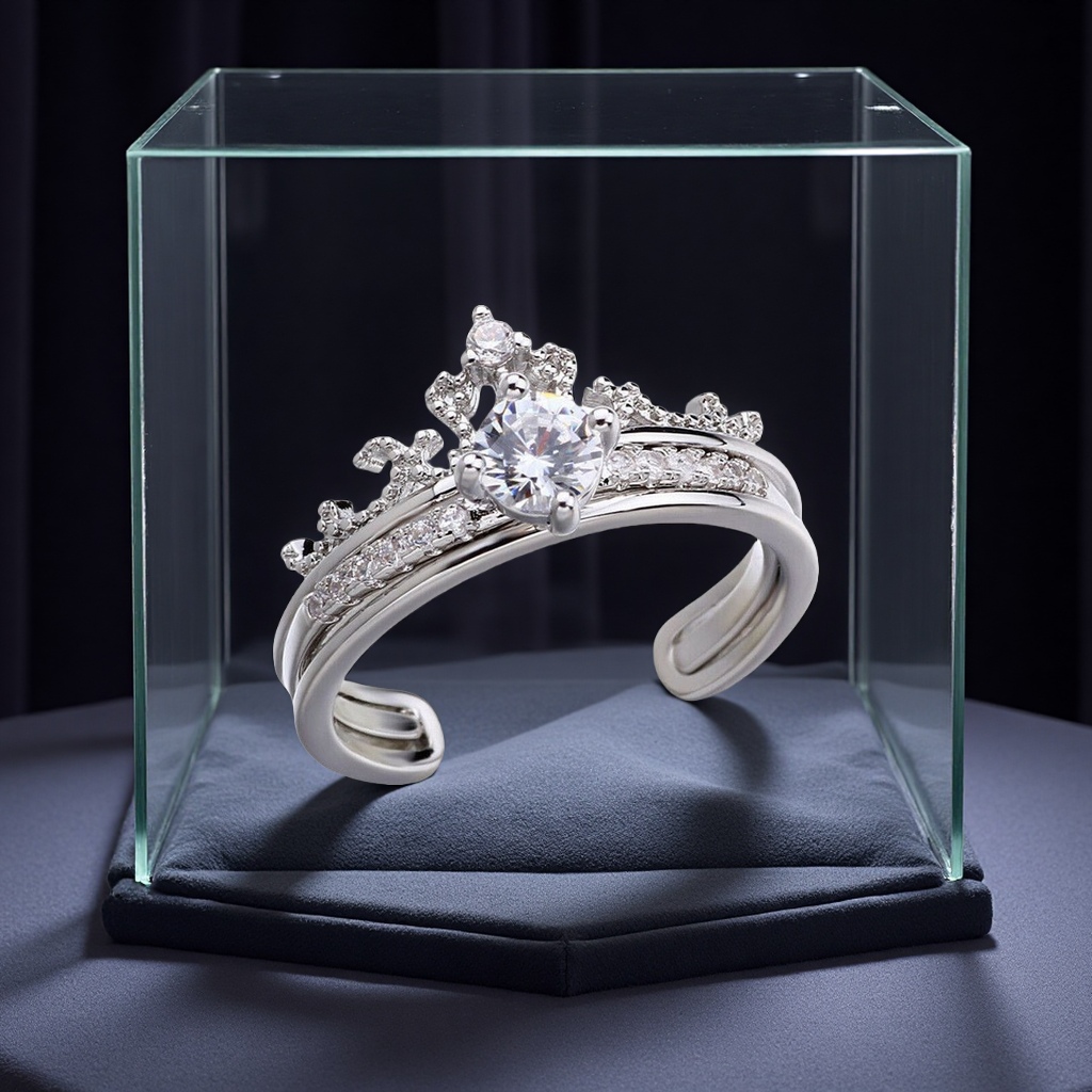 戒指/戒指男/戒指空托/饰品戒指/珍珠戒指白底实物图