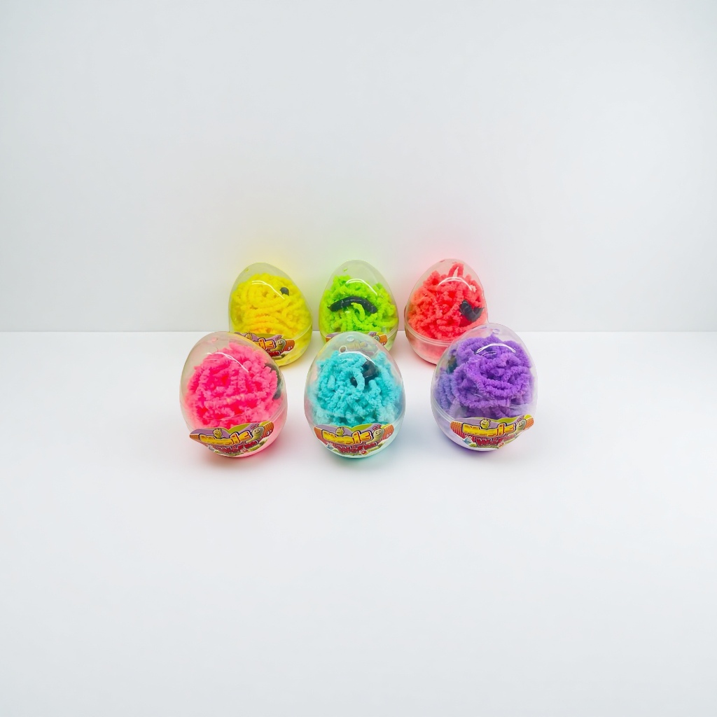 魔法毛毛虫蛋壳装饰品手工DIY材料创意手工制作配件儿童玩具装饰用品产品图