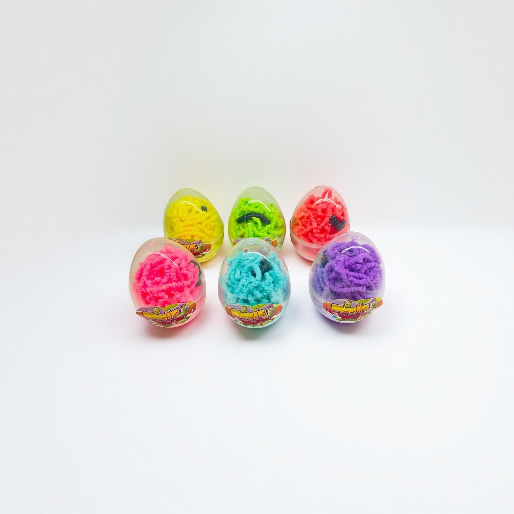 魔法毛毛虫蛋壳装饰品手工DIY材料创意手工制作配件儿童玩具装饰用品