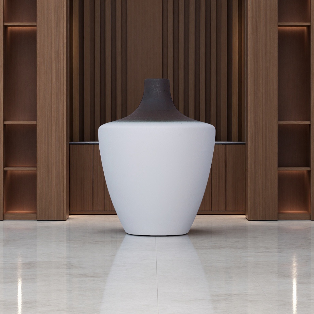 2025 Modern Ceramic Vase Three-piece Set: A simple and fashionable home and hotel decoration piece, creative and beautiful, enhancing the space Item Picture