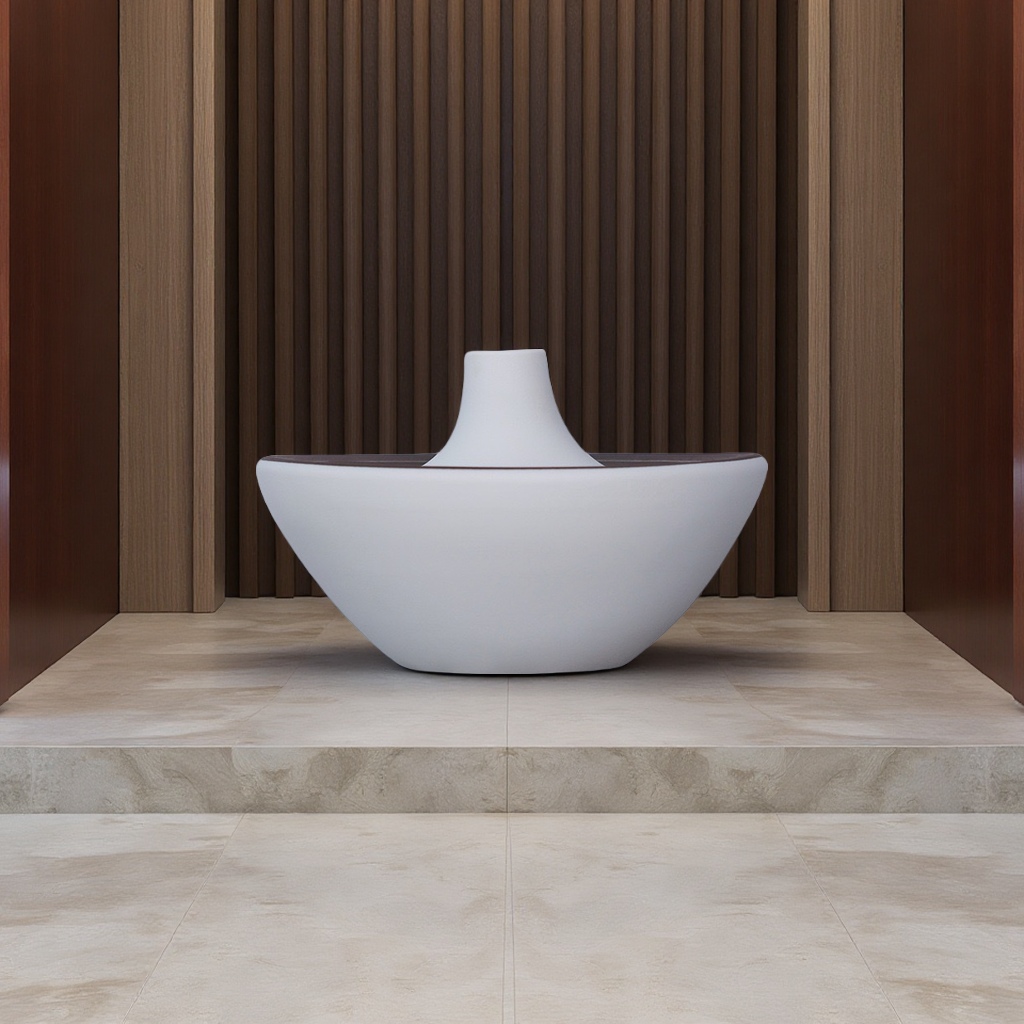 2025 Modern Ceramic Vase Three-piece Set: A simple and fashionable home and hotel decoration piece, creative and beautiful, enhancing the space Specification image