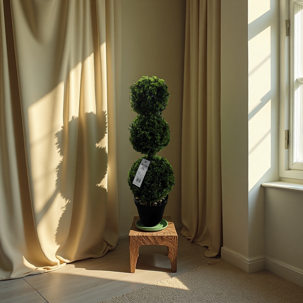 Potted green plants, bonsai, artificial flowers, pandas, hand-twisted rods, decorative items, creative home decorations Application Scenario