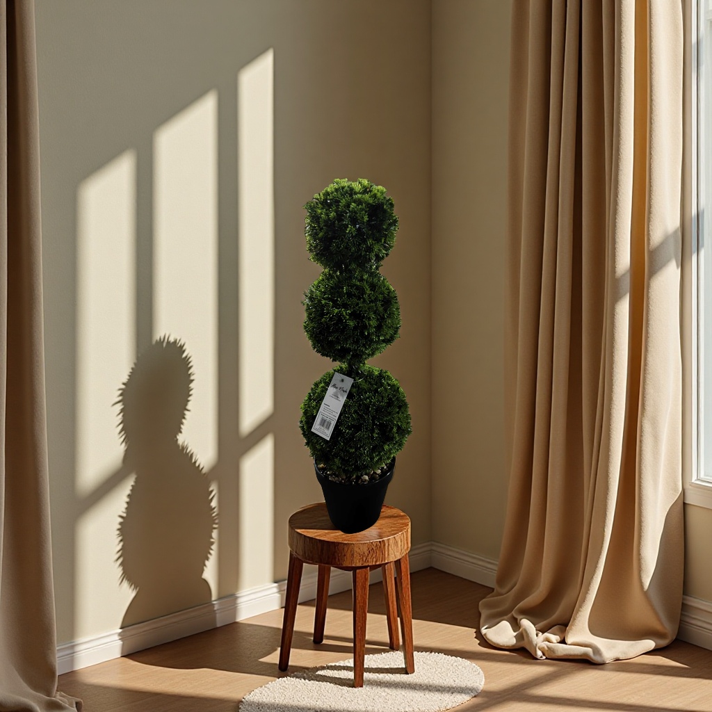 Potted green plants, bonsai, artificial flowers, pandas, hand-twisted rods, decorative items, creative home decorations details Picture