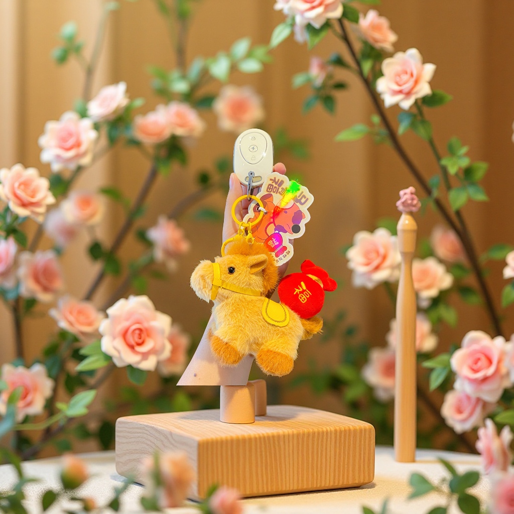 摇摇车/生肖马皮革公仔/马年细节图