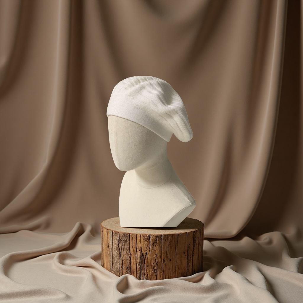 Woolen knitted hats, wool knitted hats, and knitted plush warm hats are a fashionable trend suitable for both men and women in winter Specification image