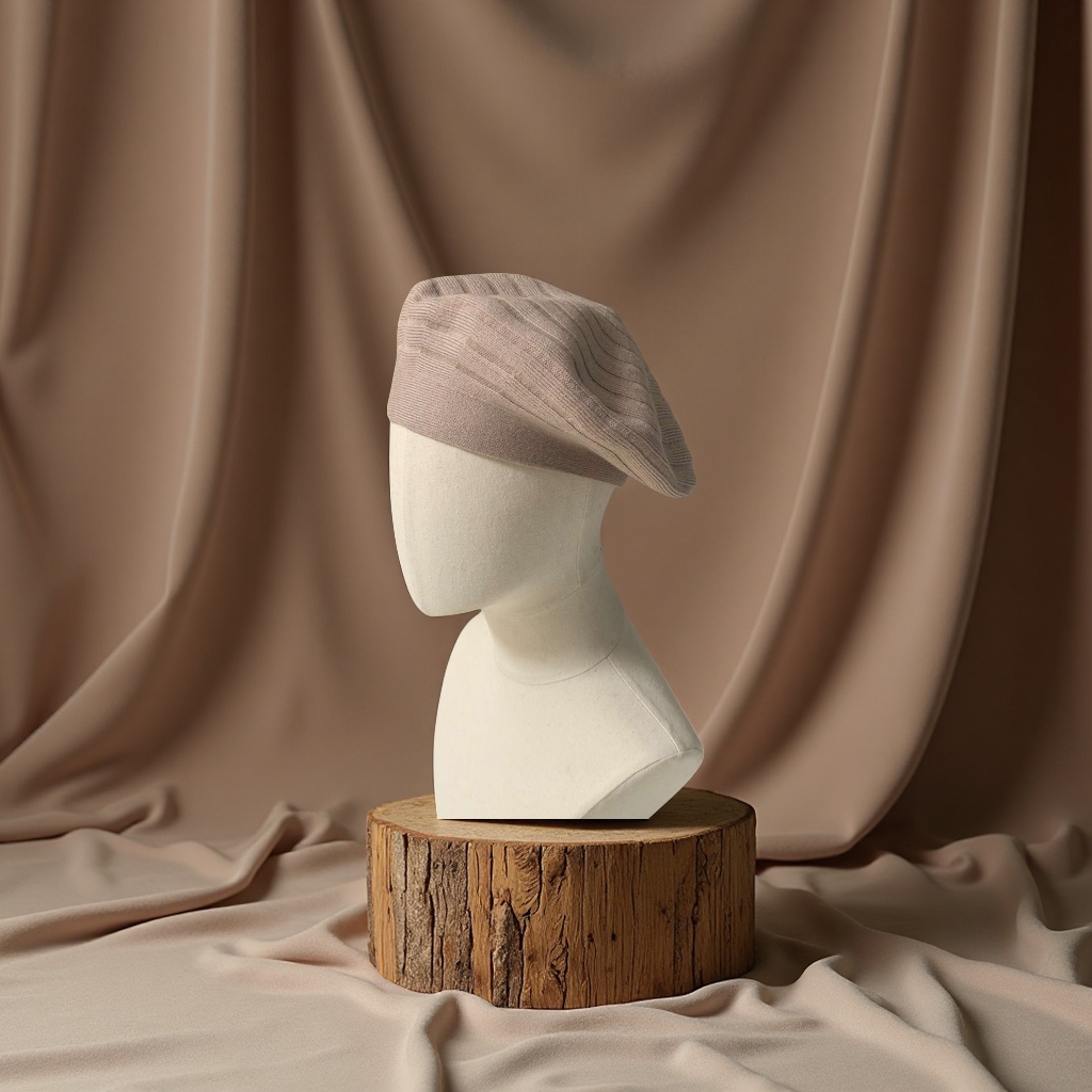 Woolen knitted hats, wool knitted hats, and knitted plush warm hats are a fashionable trend suitable for both men and women in winter Item Picture