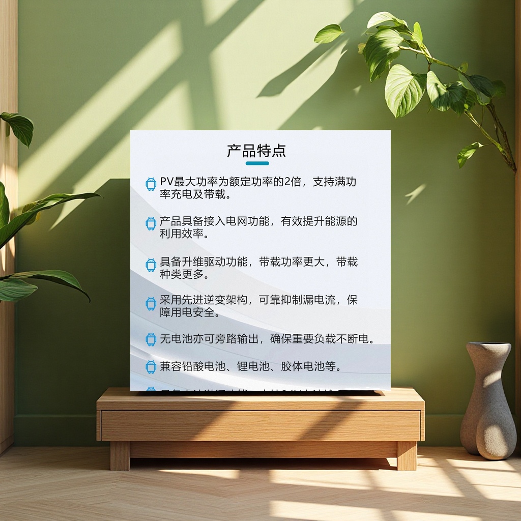 High-Frequency Solar Reverse Control Integrated Machine 220V2.2kw3.3kw Household Energy Storage Inverter, Off-Grid And Grid-Connected Electrical Equipment details Picture