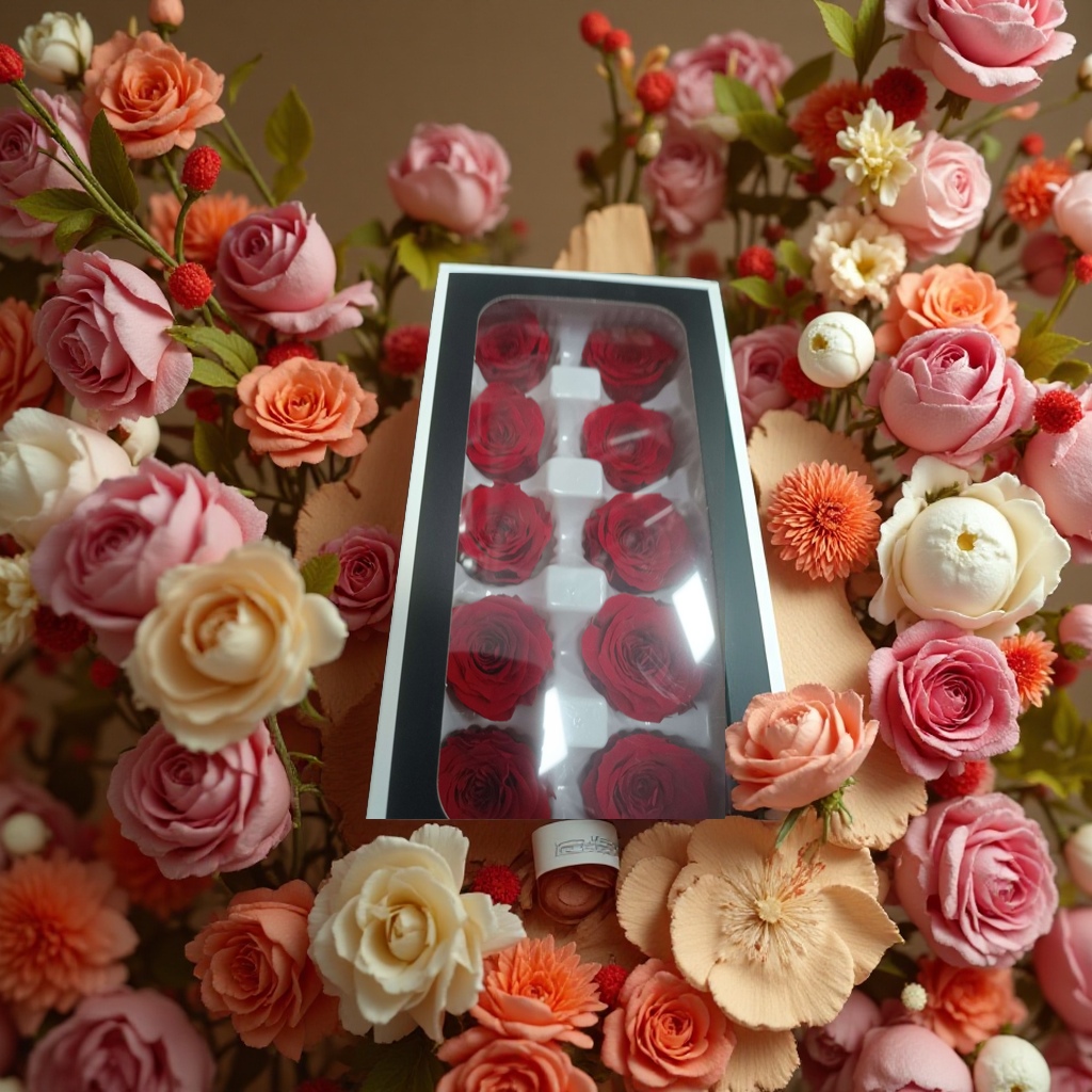 Artificial flower crocheting, handcrafted bouquets, peonies, artificial flowers for home decoration, wedding arrangements, succulent ornaments Application Scenario