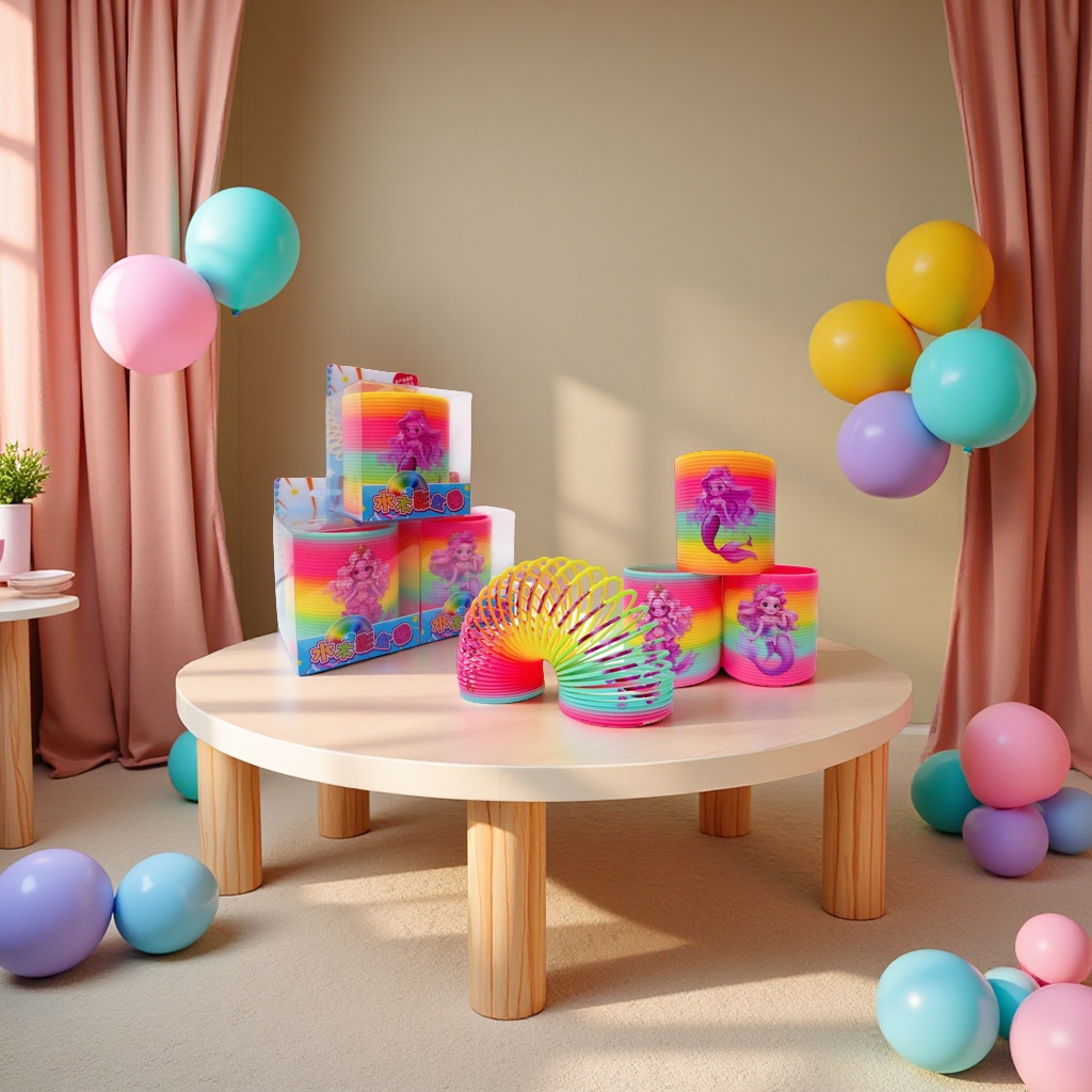 彩虹圈手办创意摆件彩色装饰动漫模型收藏礼品趣味玩偶儿童节礼物