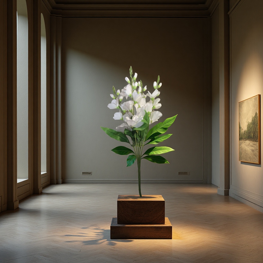 假花玉兰细节图